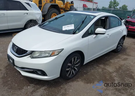 2015 Honda Civic Ex-L из США, поврежденный, VIN 19XFB2F92FE101319